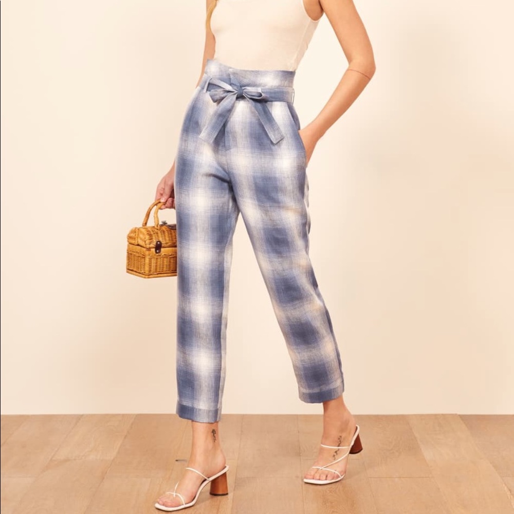 Reformation Bristol Pant - ghost